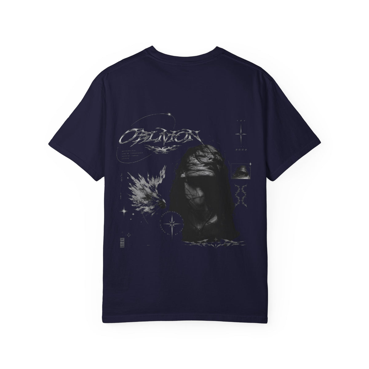 Oblivion Graphic T-Shirt — Dark Angel Back Print